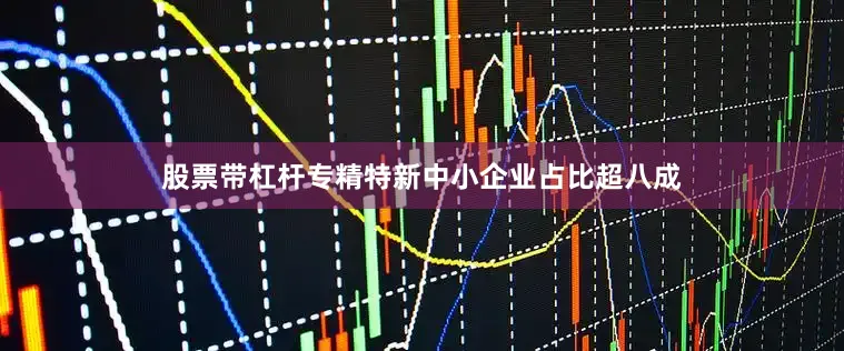 股票带杠杆专精特新中小企业占比超八成